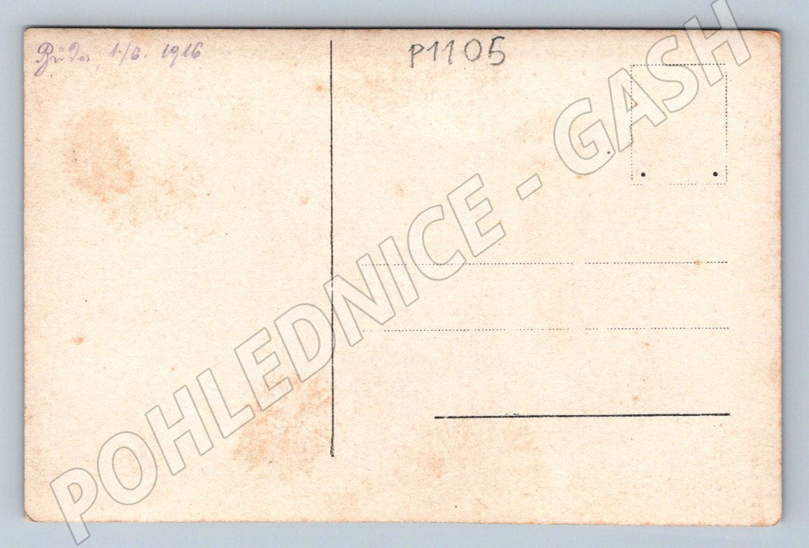 Pohlednice etnografická venkov vojáci 1916 1 světová válka (P1105)