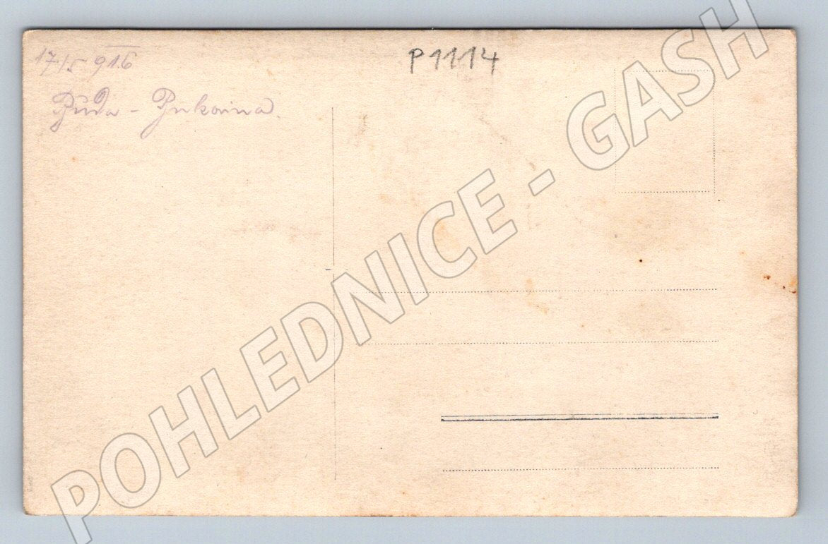 Pohlednice vojáci polní kuchyně 1916 1 světová válka (P1114)