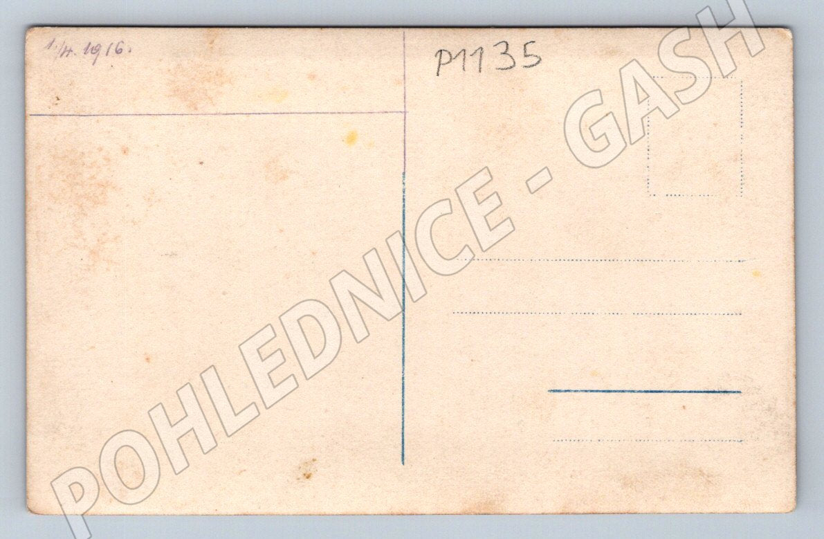 Pohlednice voják v uniformě první světová válka (P1136)