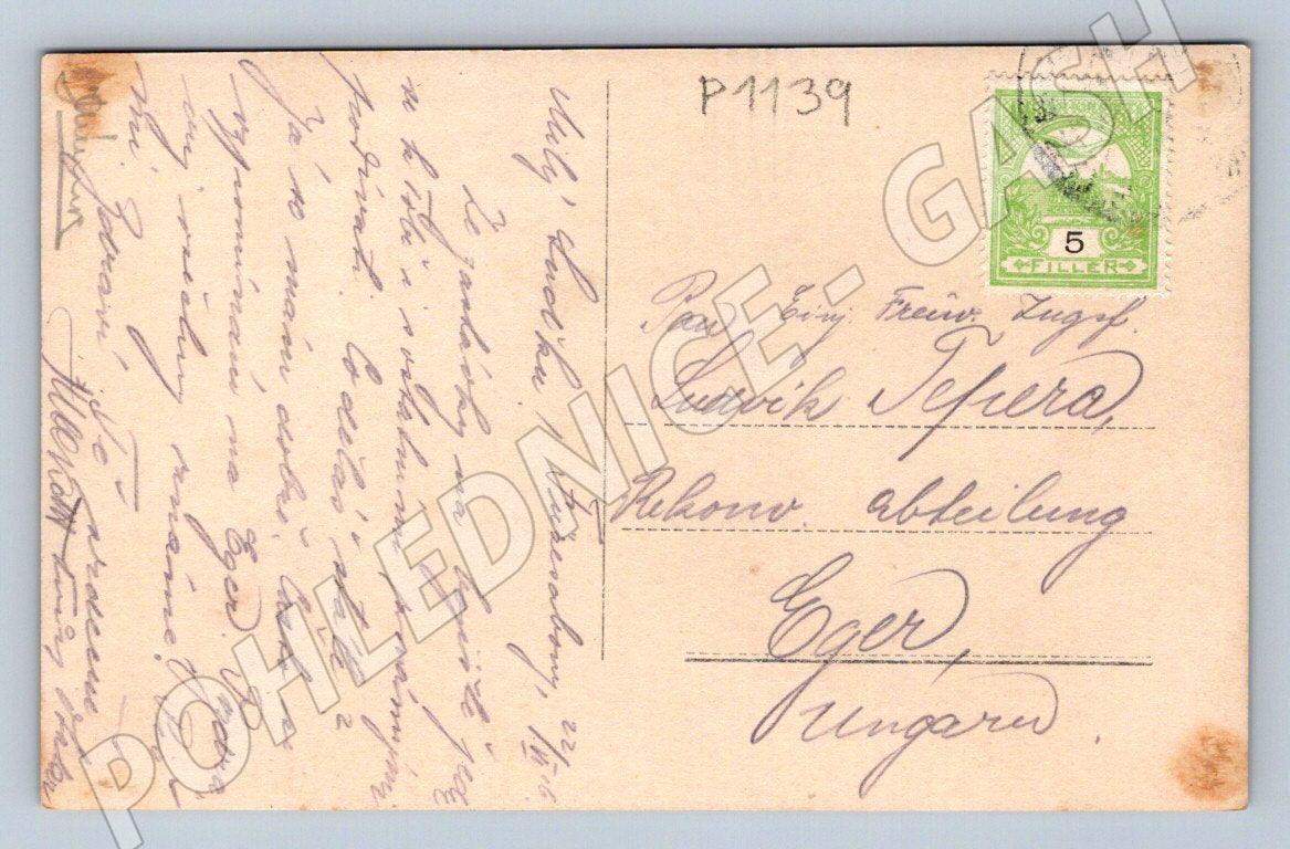 Pohlednice Rakousko Uhersko ČR vojáci 1 světová válka (P1139)
