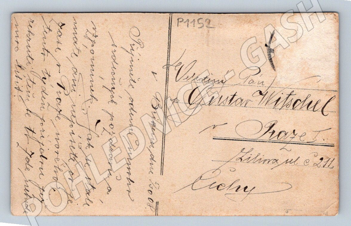 Pohlednice Rakousko Uhersko vojáci u děla 1908 (P1152)