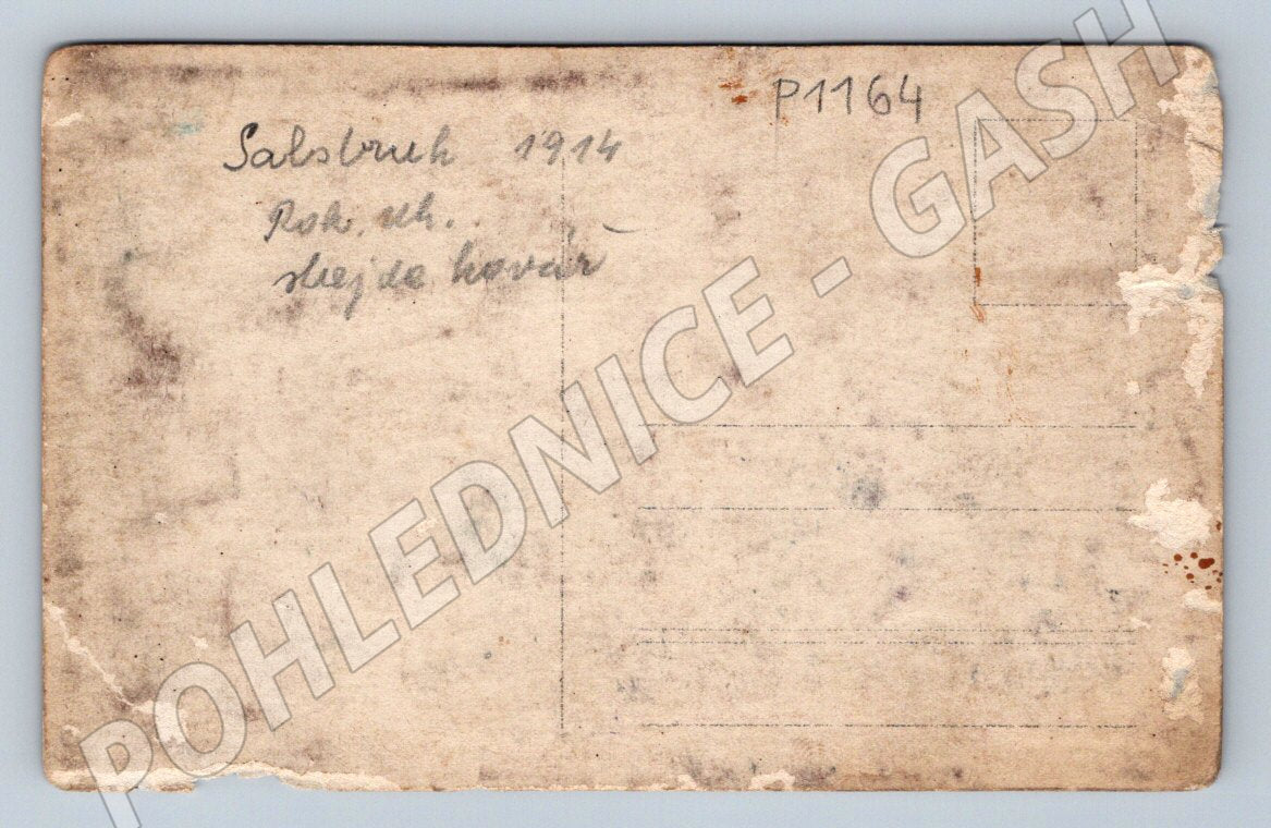 Pohlednice Salzburg rakousko uherští vojáci ww1 1914 (P1164)
