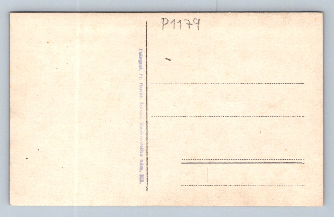 Pohlednice pár v kroji a uniformě 1913 (P1179)