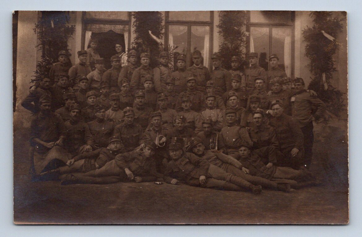 Pohlednice skupina vojáků 1 světová válka (P1207)
