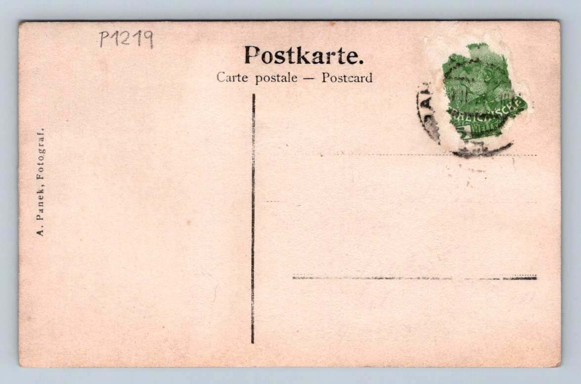 Pohlednice uniformovaný jezdec na koni fotograf A Planck (P1219)