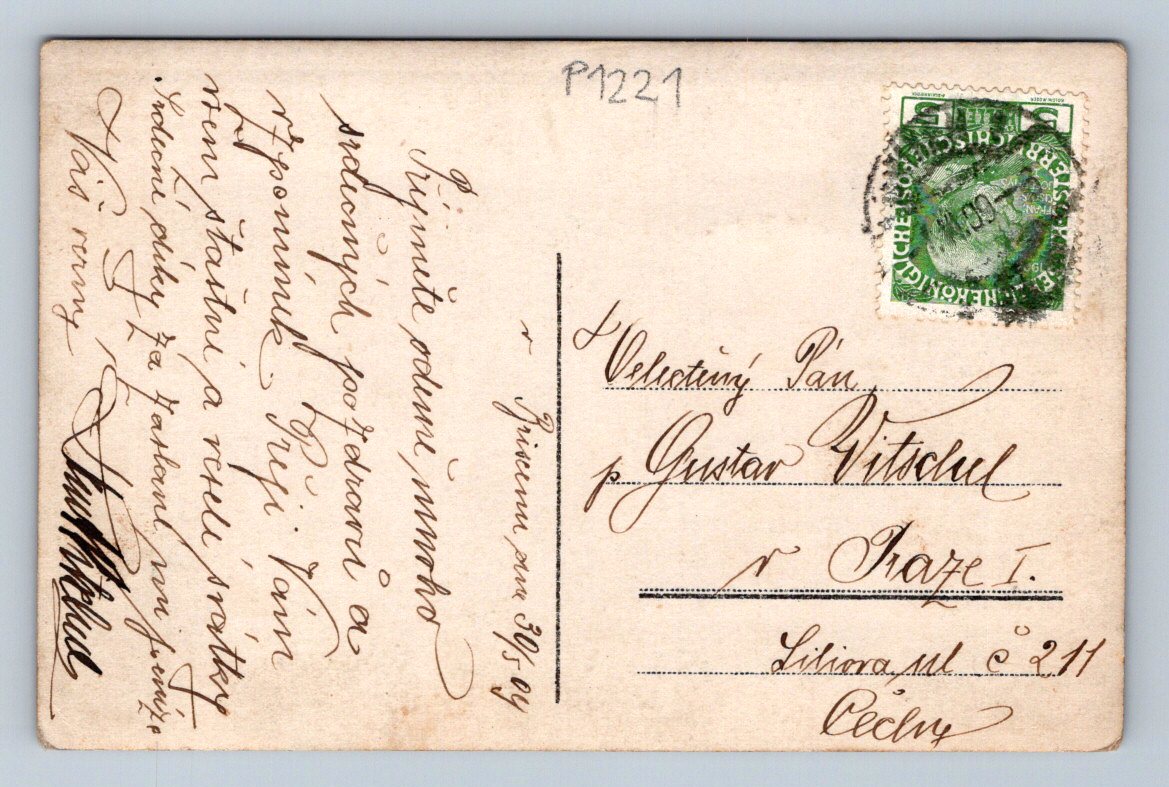 Pohlednice Rakousko Uhersko skupina vojáků PP 1909 (P1221)