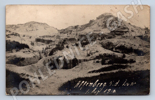 Pohlednice Altenberg 1916 zákopy 1 světová válka (P1270)