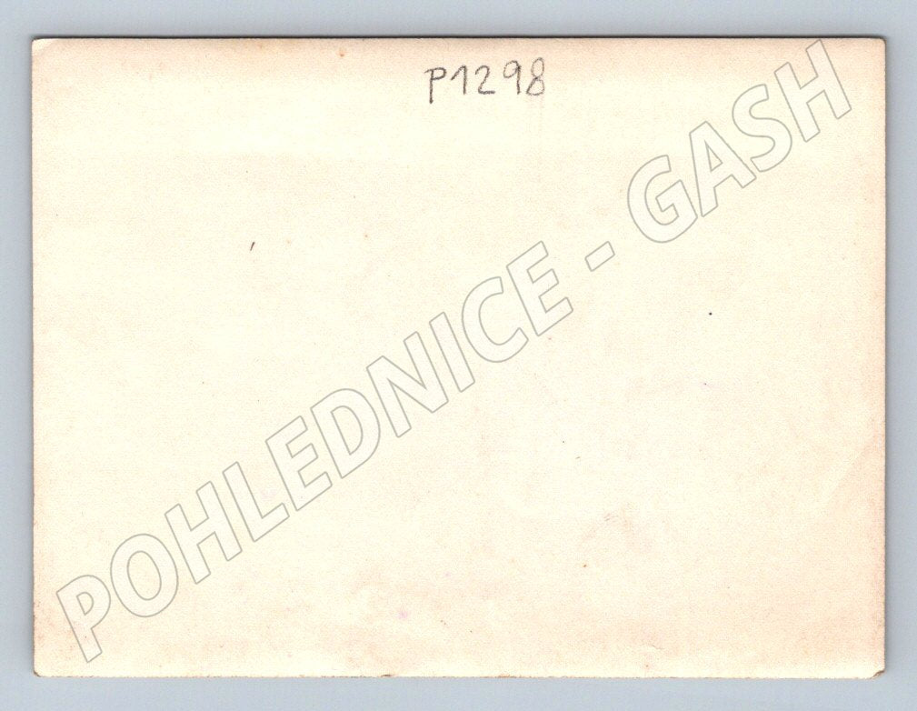 Pohlednice jezdec na koni ČB (P1298)