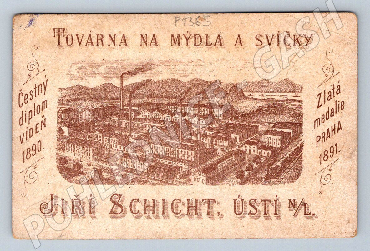 Pohlednice reklamní Sevastopol Schichtova mýdla Ukrajina 1900 (P1365)