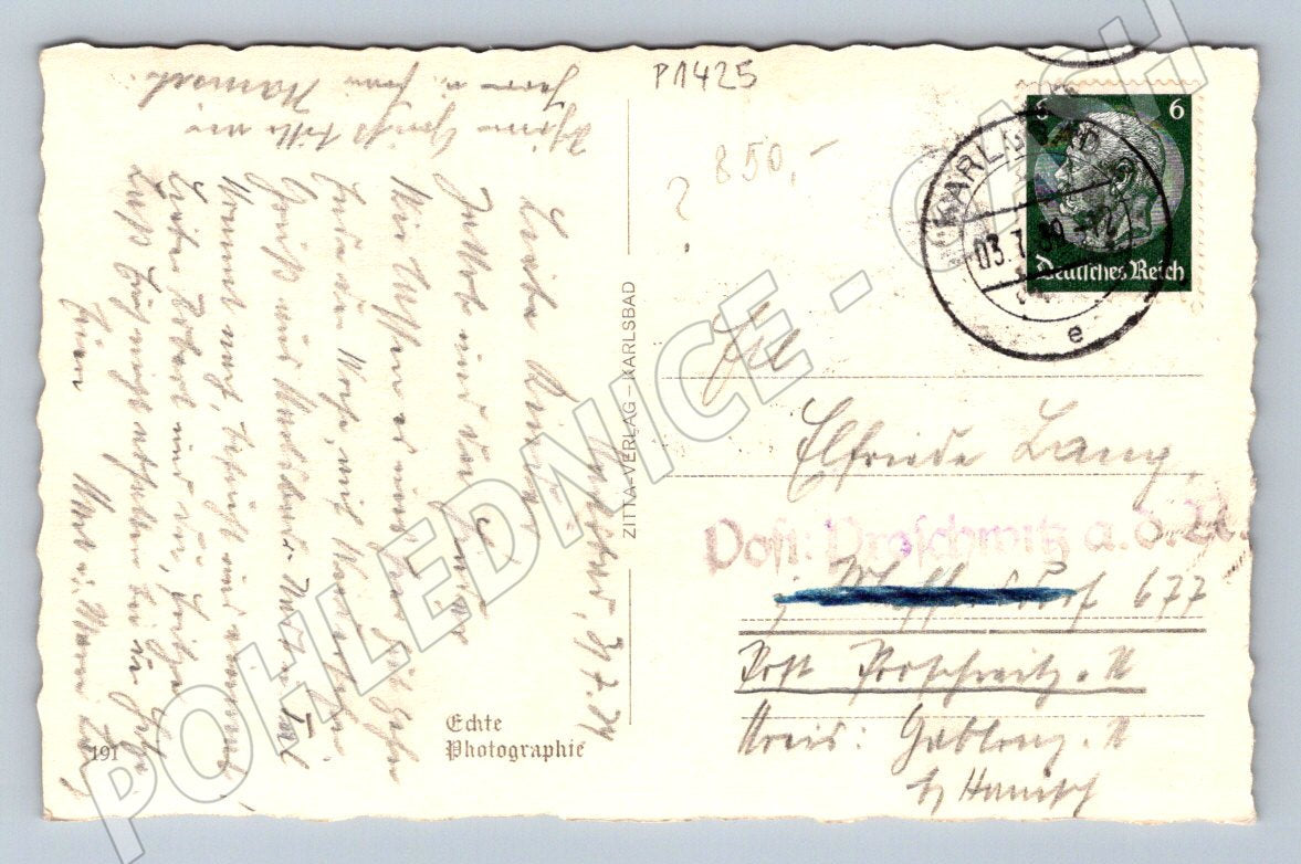 Pohlednice Karlovy Vary Sprudel (P1425)