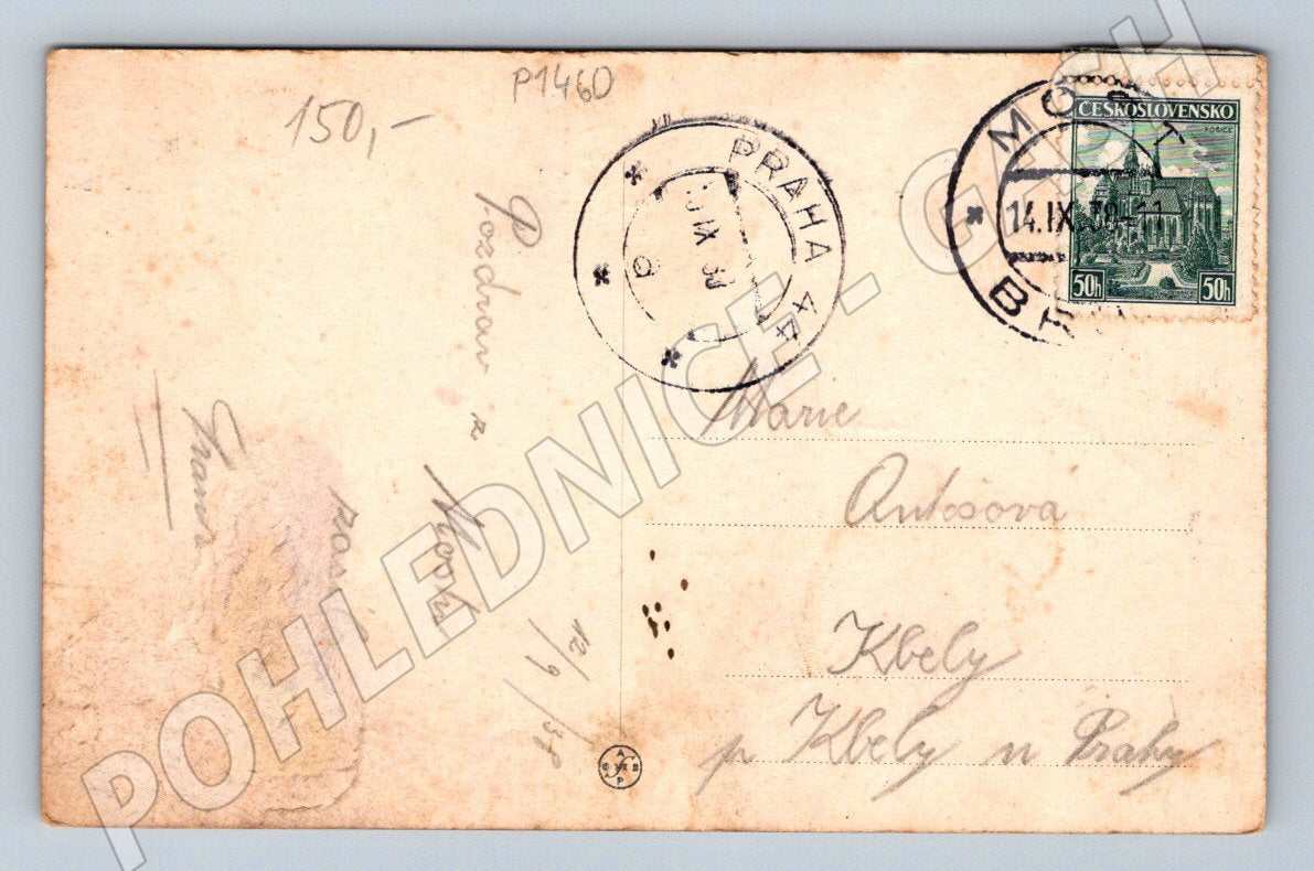 Pohlednice Most Hrad na Hvězdě (P1460)
