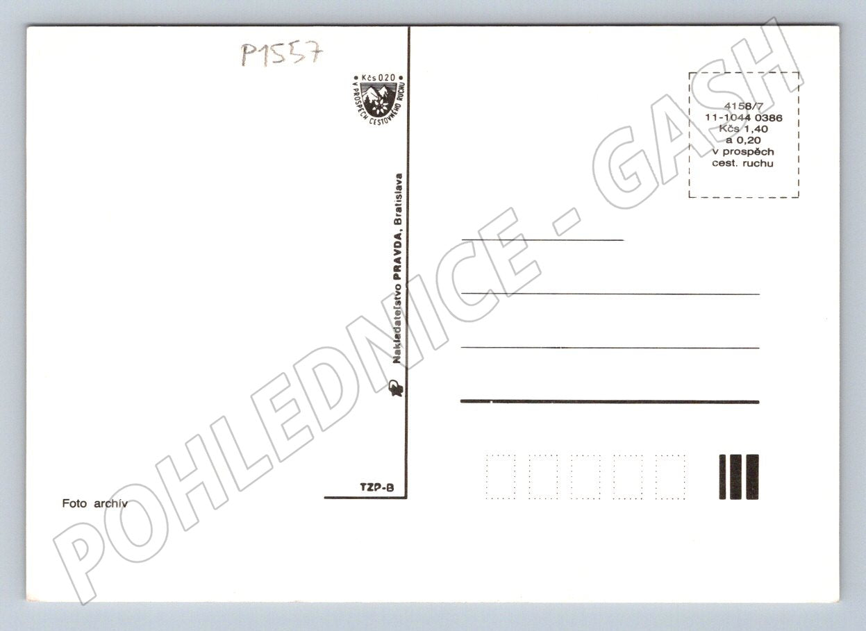 Pohlednice Kyjovsko zámky radnice škola (P1557)