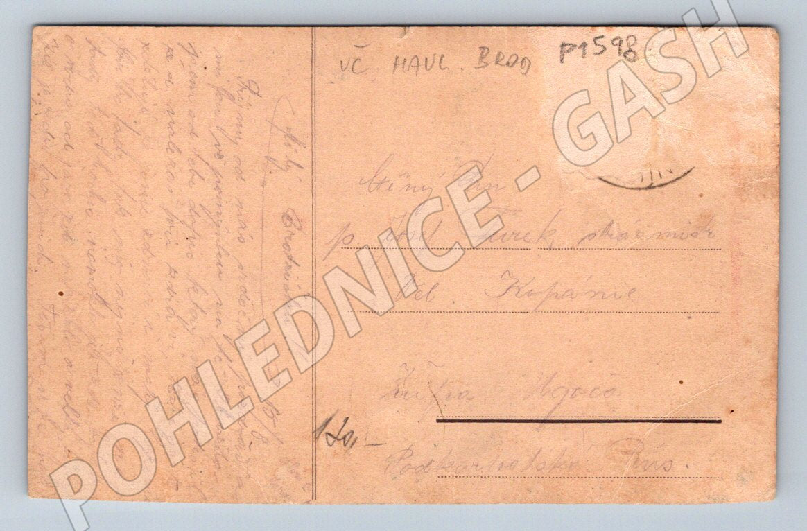 Pohlednice Jeníkova okolí Kopaniny a Hampl (P1598)