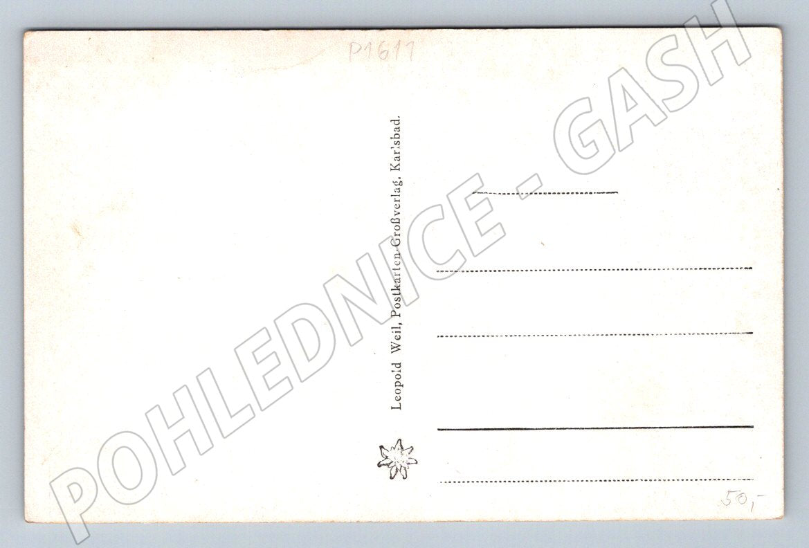 Postcard Marian Monastery Mariakulm B&W (P1611)