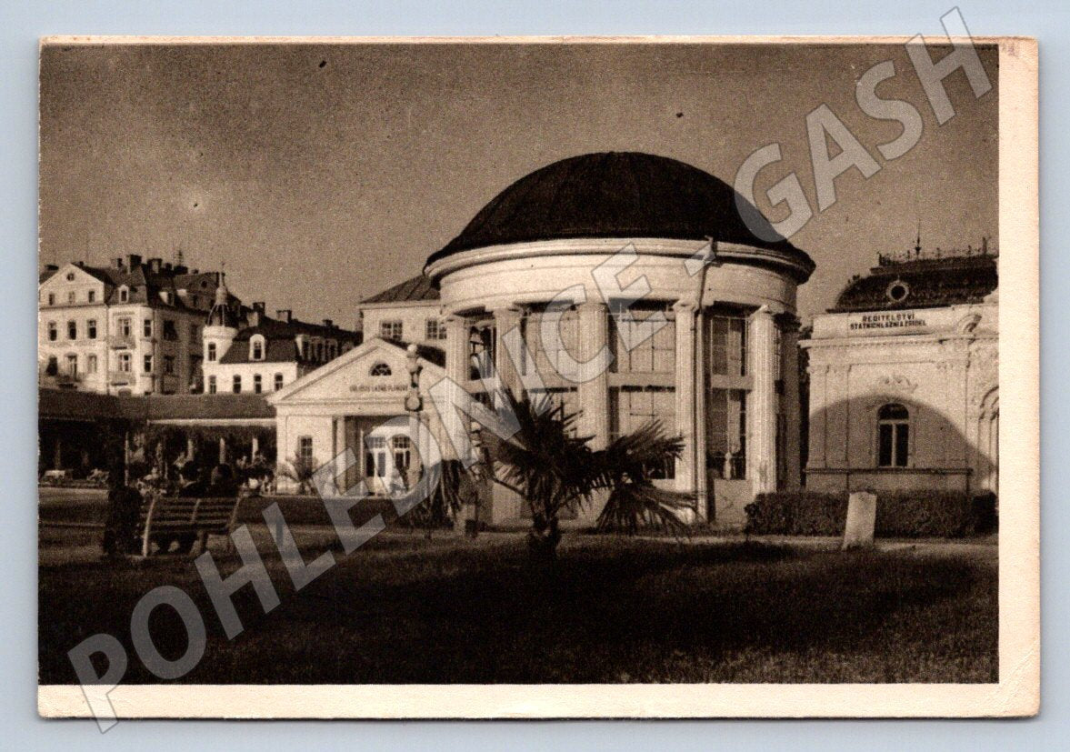 Pohlednice Františkovy Lázně dr Ed Beneše Františkův pramen (P1619)