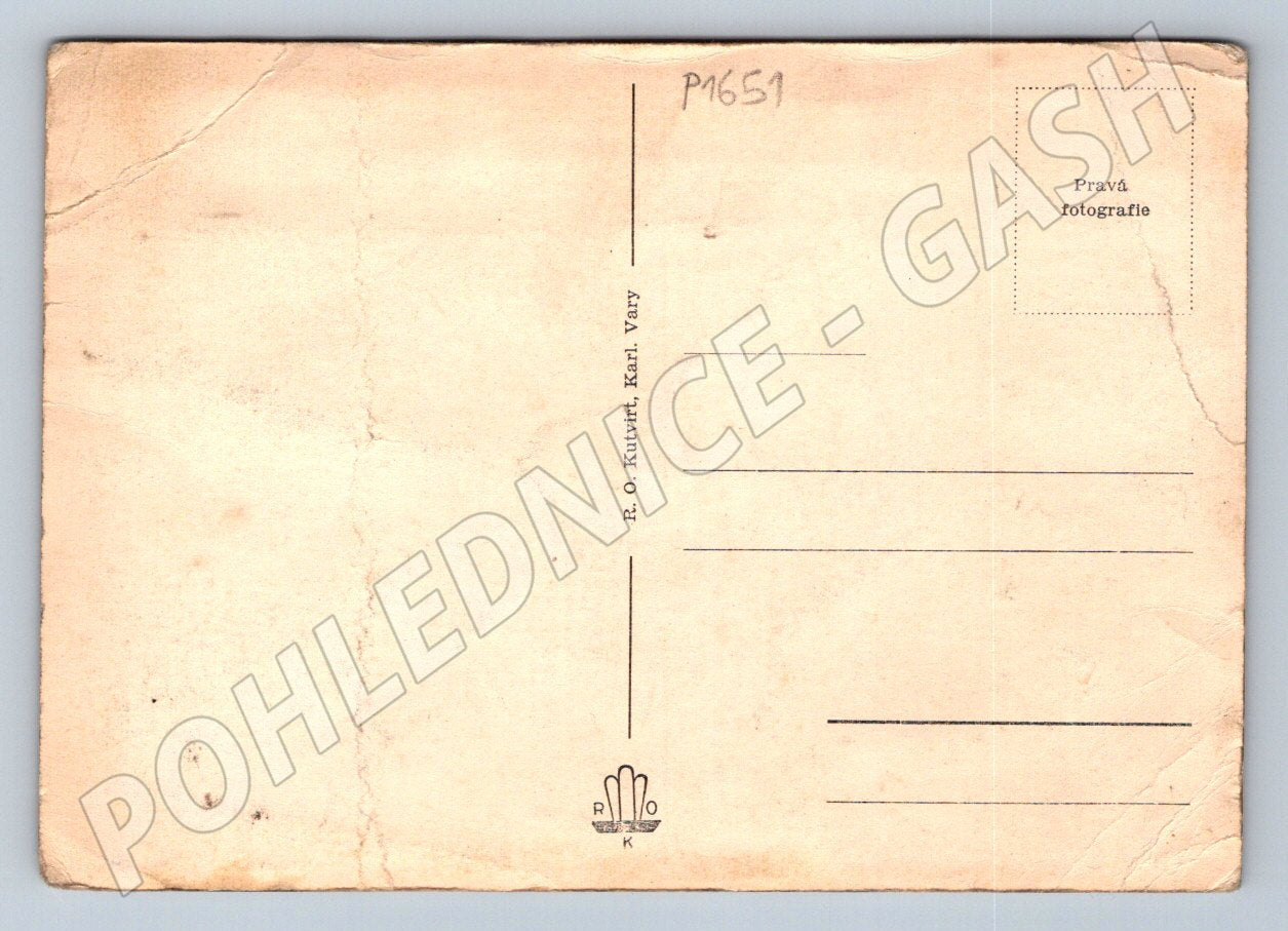 Pohlednice Karlovy Vary kolonáda (P1651)