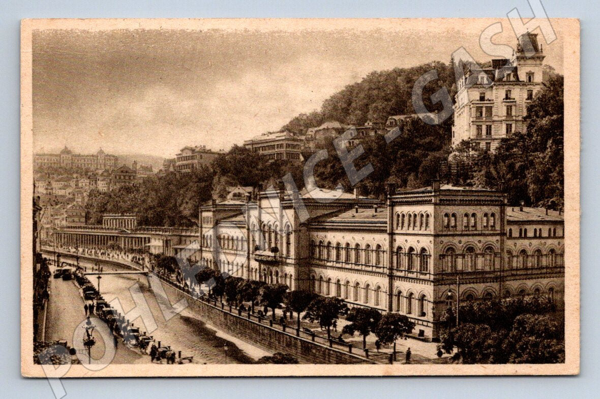Pohlednice Karlovy Vary Mlýnská kolonáda (P1663)
