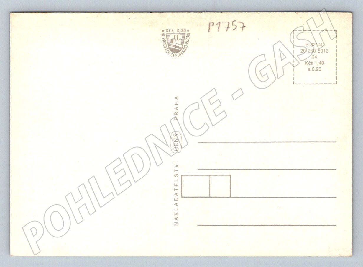 Pohlednice Severní Čechy hrady a zámky kolekce památek (P1757)