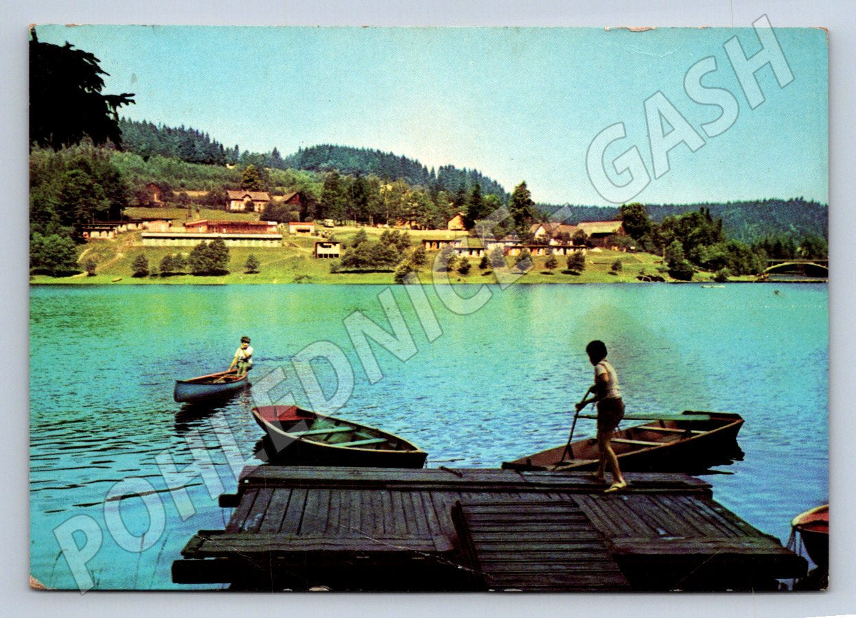 Pohlednice Pastviny Pastvinská přehrada 1975 PP (P1775)