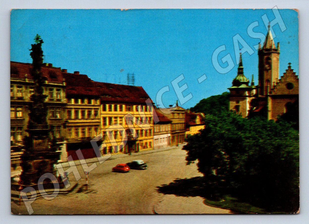 Pohlednice Teplice zámecké náměstí (P1780)