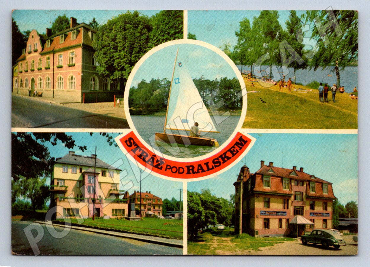 Pohlednice Stráž pod Ralskem více záběrů (P1783)