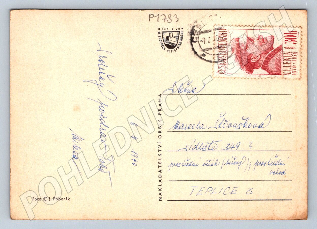 Pohlednice Stráž pod Ralskem více záběrů (P1783)
