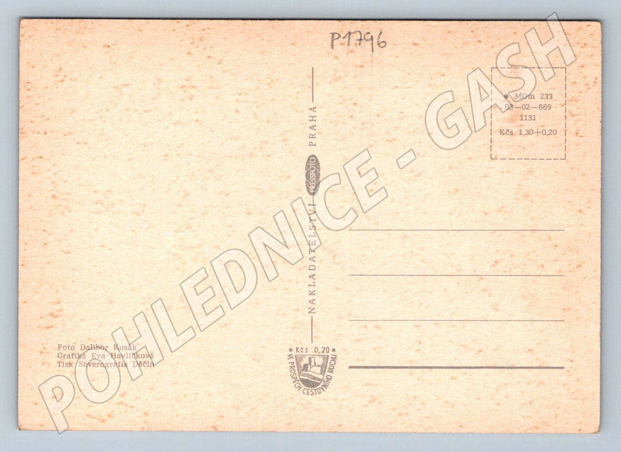 Postcard Marianske Lazne collage map color (P1796)