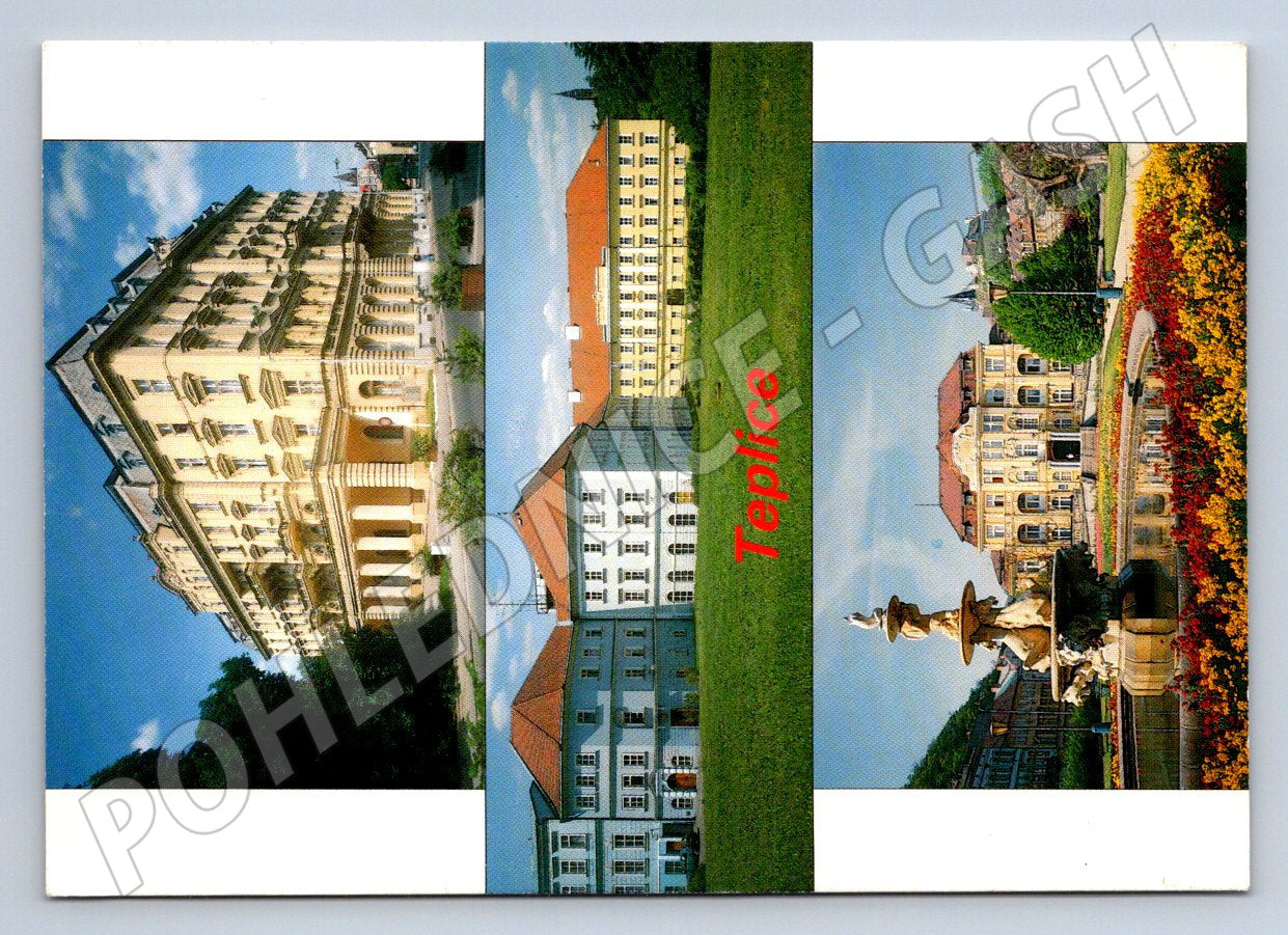 Pohlednice Teplice kolorovaná 1994 (P1940)
