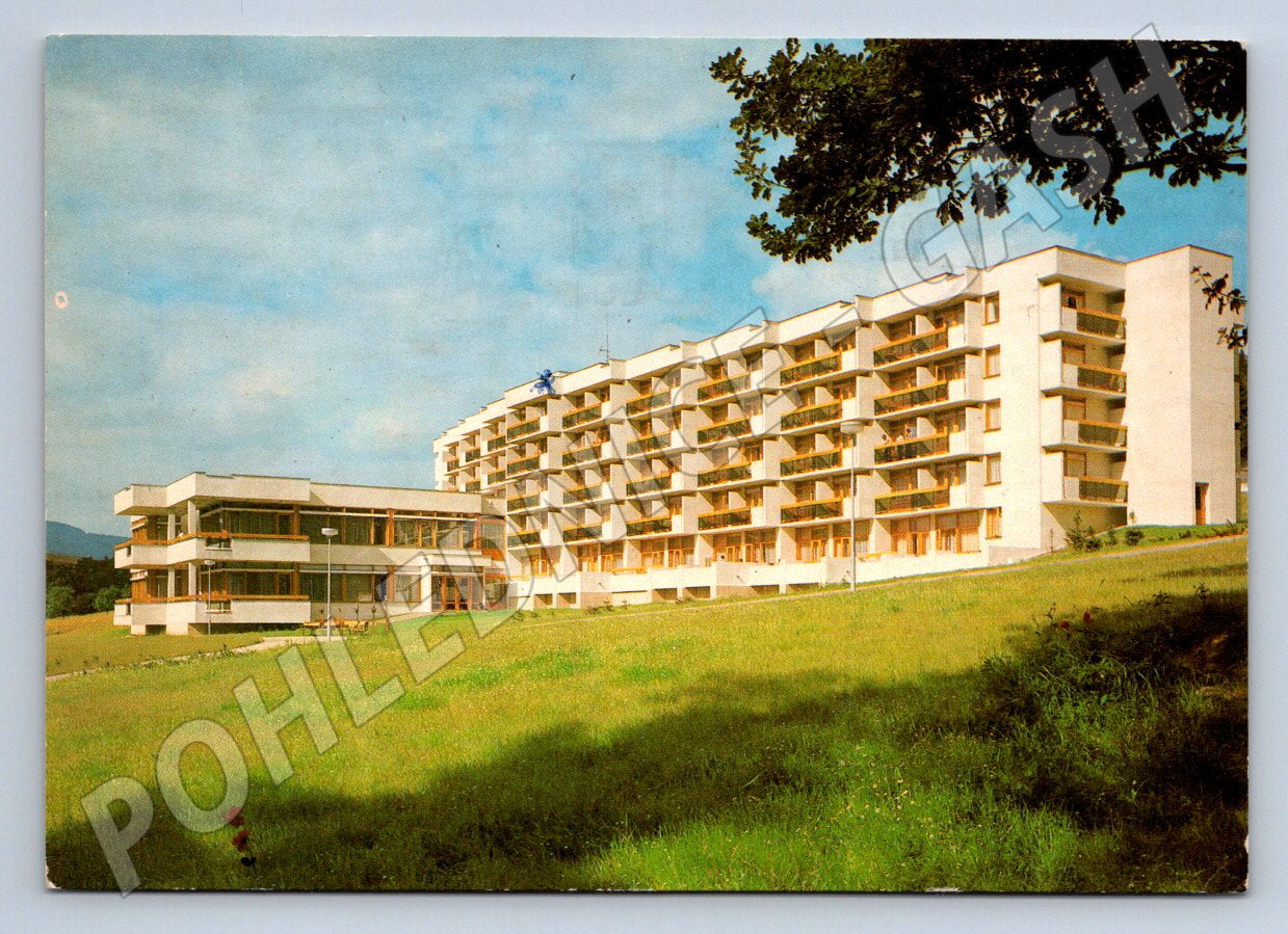 Pohlednice Luhačovice zotavovna ROH lázně PP Československo (P1949)