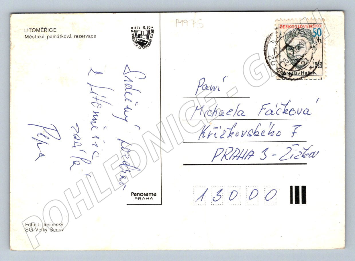 Pohlednice Litoměřice PP (P1975)