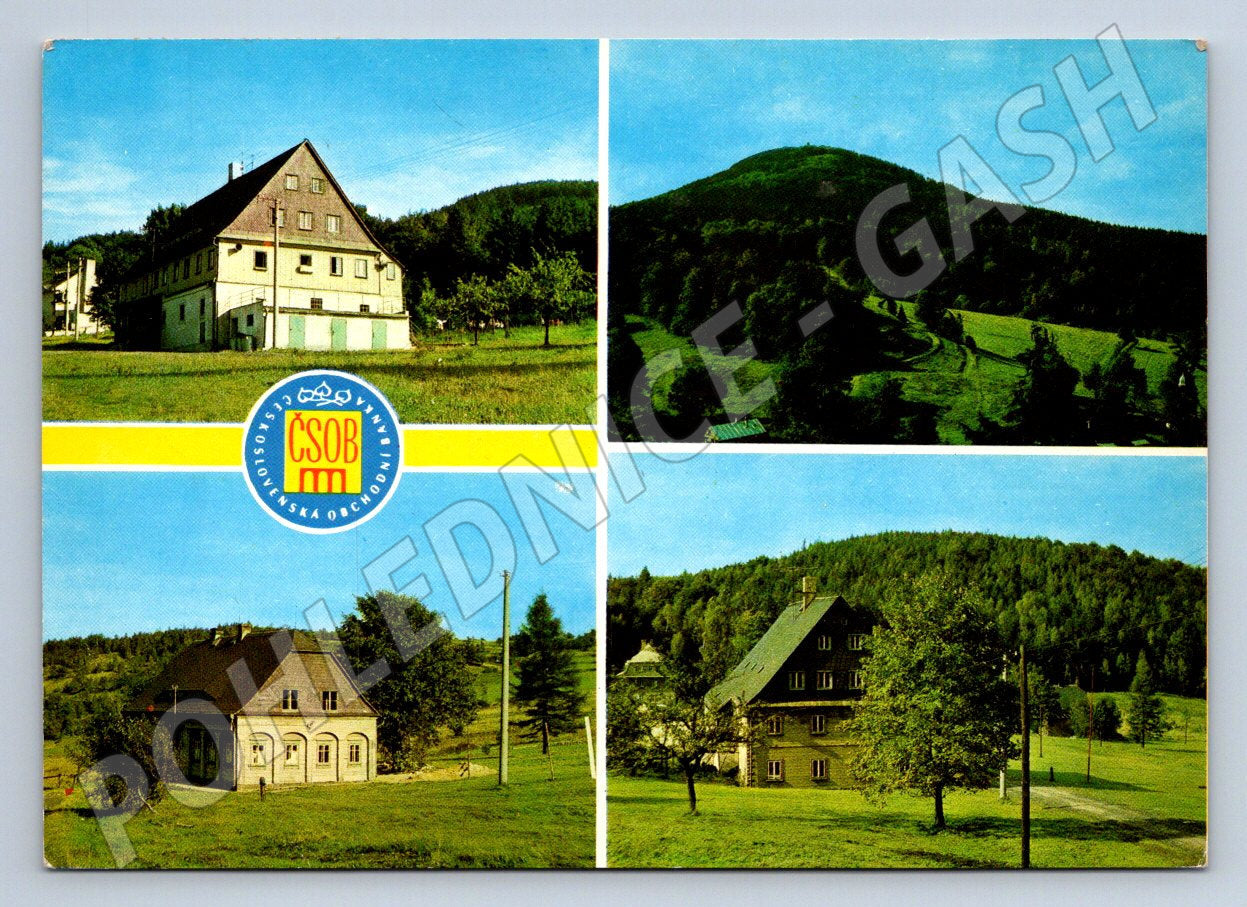 Pohlednice Jiřetín pod Jedlovou rekreační středisko ČSOB (P2087)