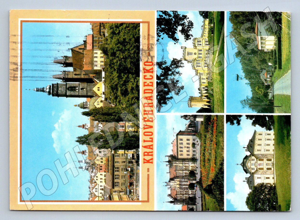 Pohlednice Královéhradecko více záběrů 1999 (P2280)