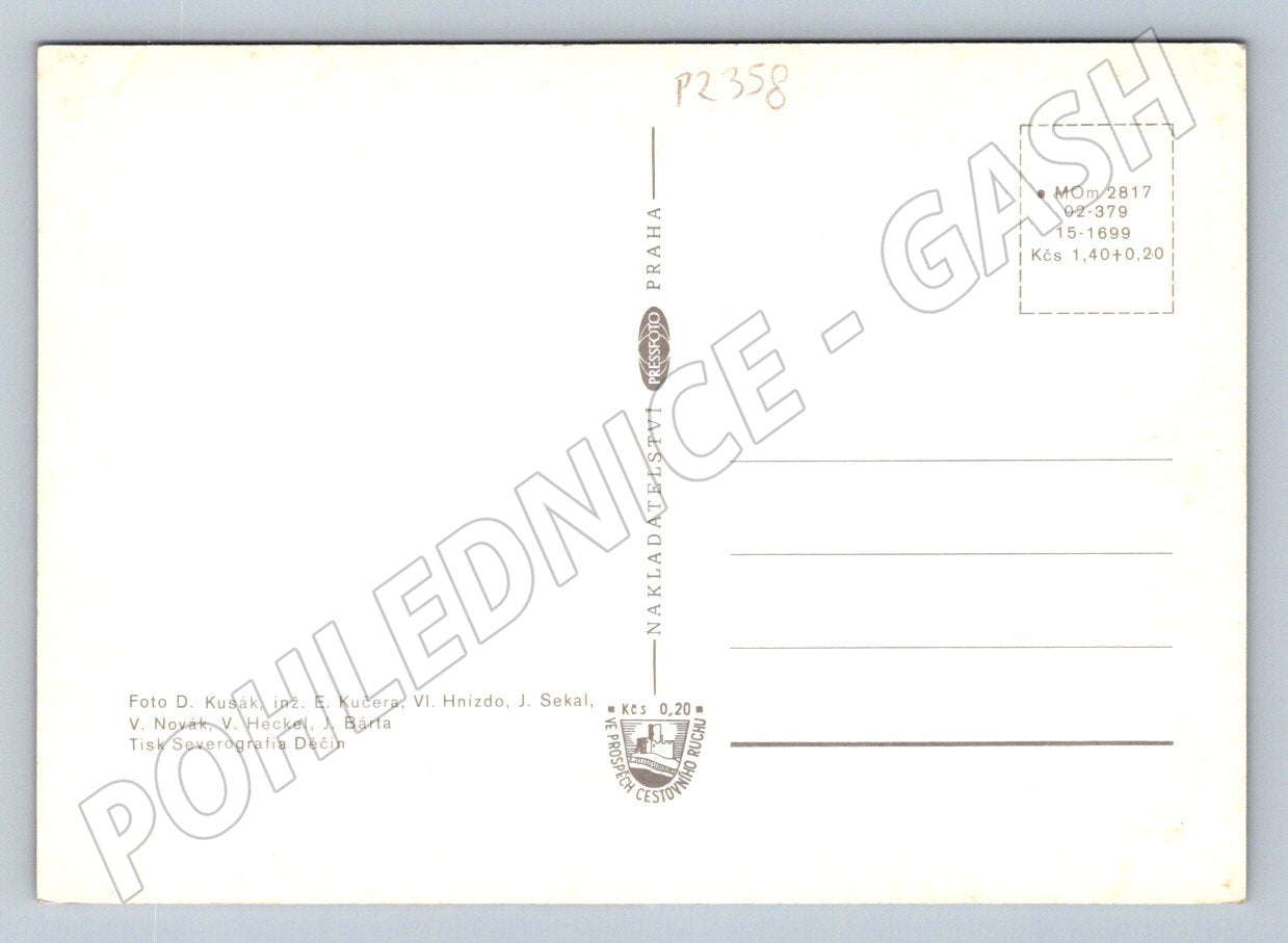 Pohlednice Zámky Jižních Čech koláž (P2358)