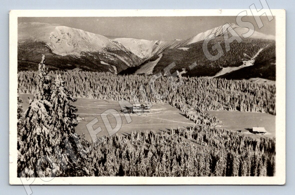 Pohlednice Krkonoše Kolínská bouda (P2388)