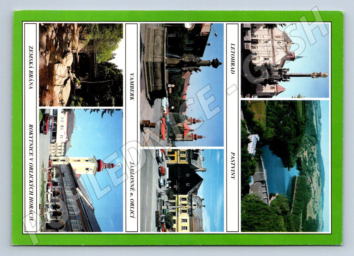 Pohlednice Orlické hory Zemská brána Vamberk Pastviny Letohrad (P2435)