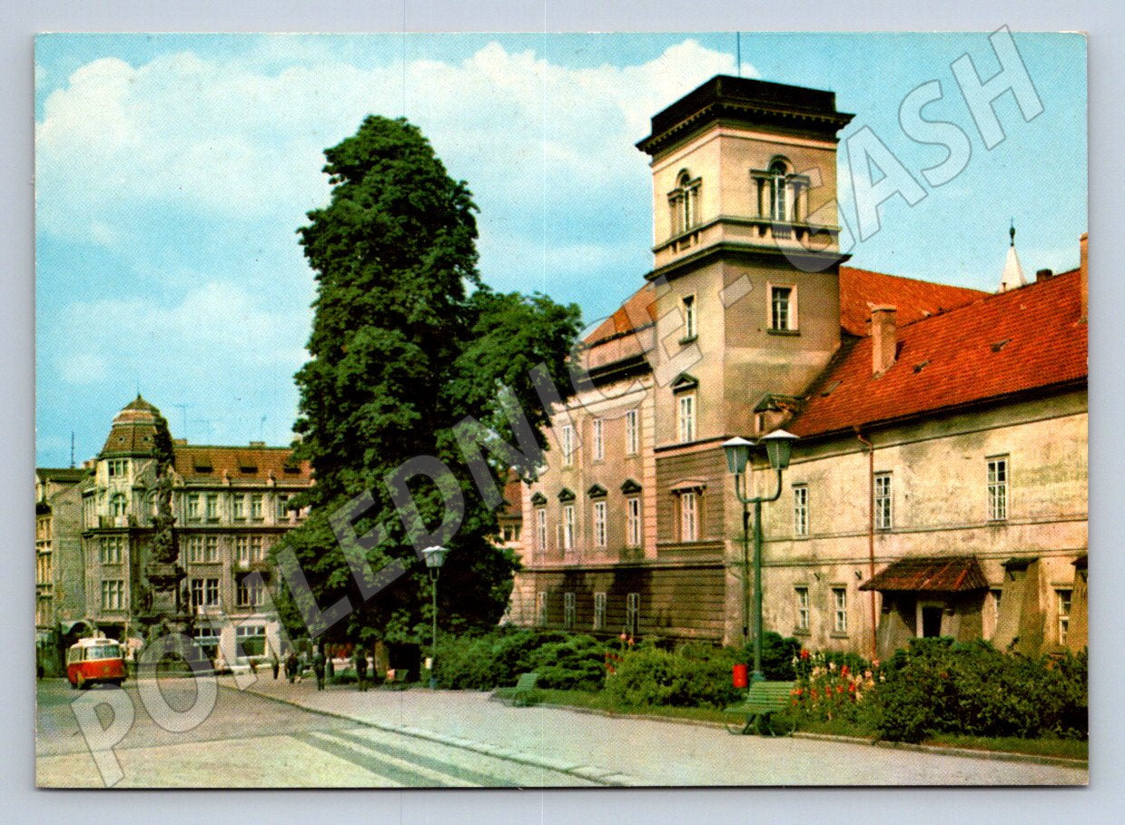 Pohlednice Teplice zámek Československo (P2628)
