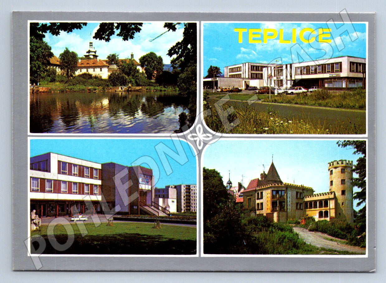 Pohlednice Teplice koláž neprošlá (P2643)