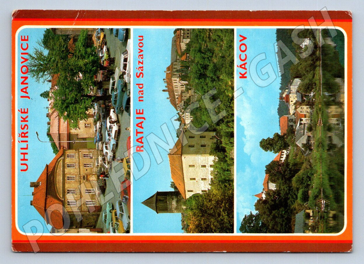 Pohlednice Střední Čechy Uhlířské Janovice Rataje Kácov (P2650)