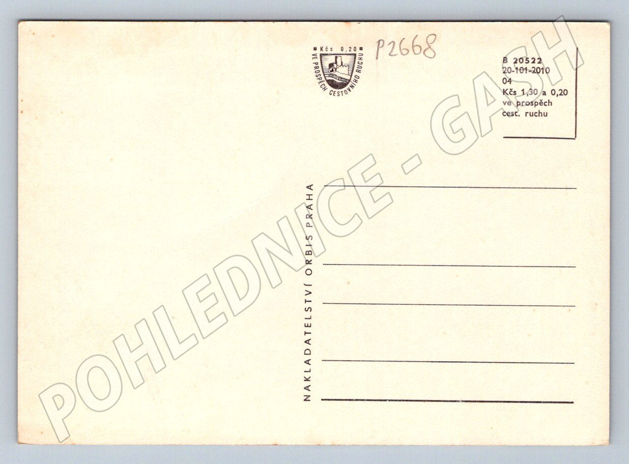 Pohlednice Liberec výstavní trhy Orbis (P2668)
