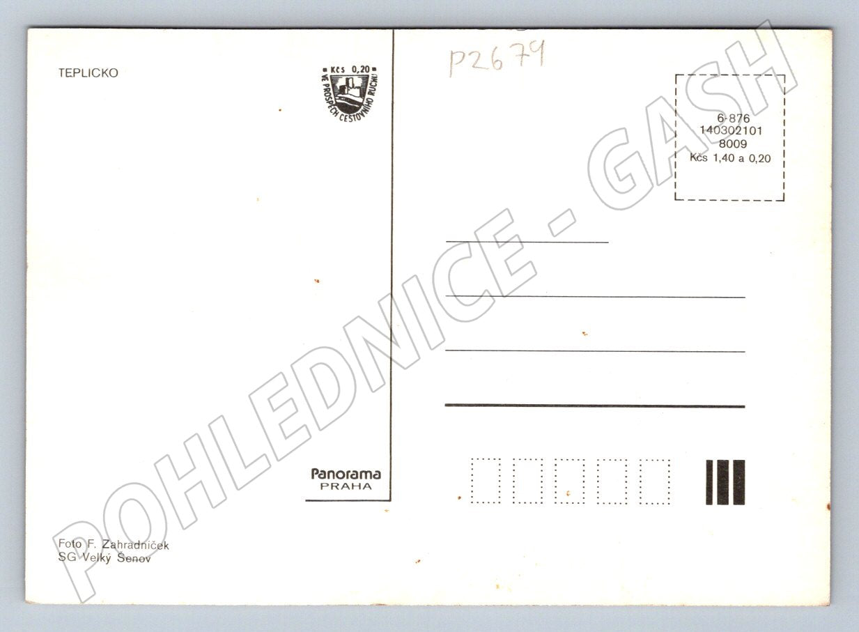 Pohlednice Teplicko Podkrušnohorská magistrála (P2679)