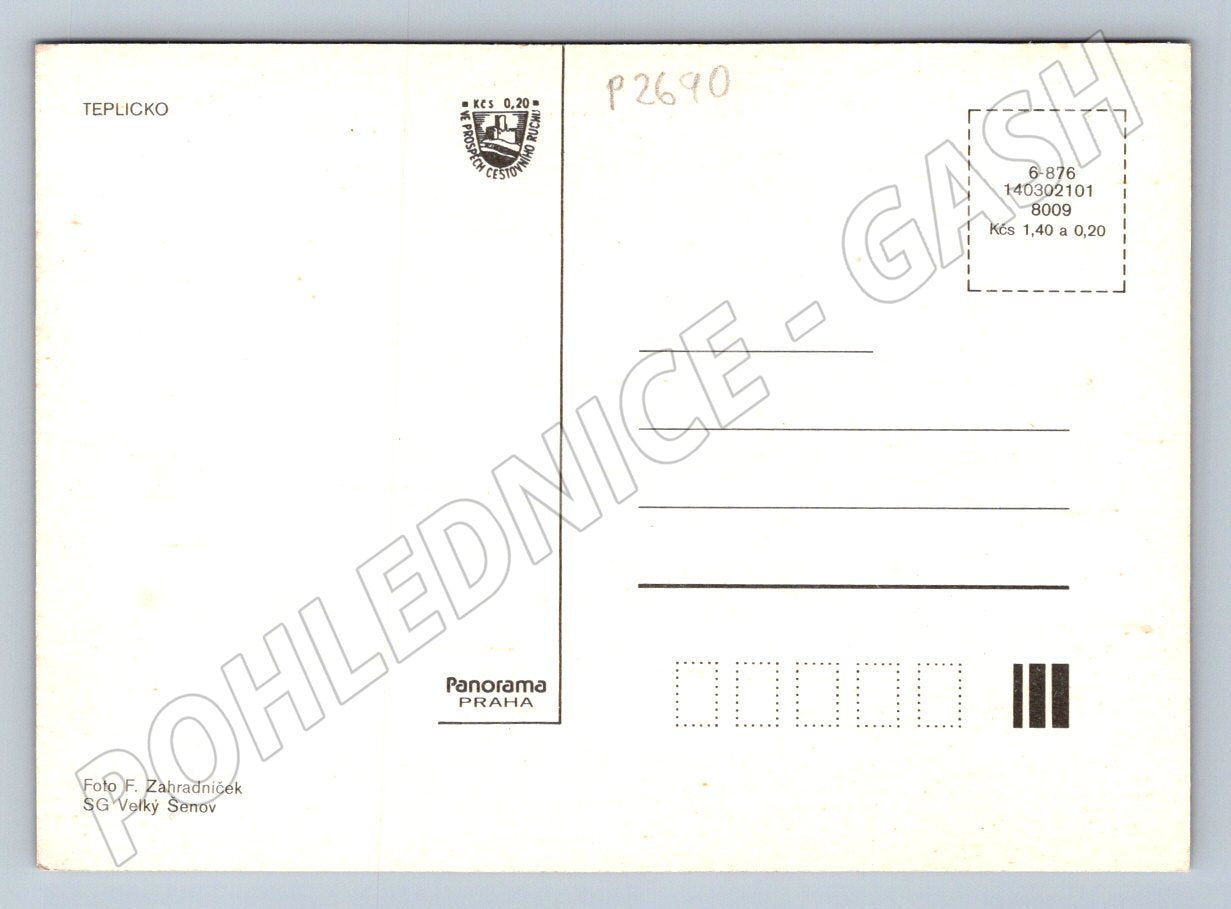 Pohlednice Teplicko Podkrušnohorská magistrála koláž (P2690)