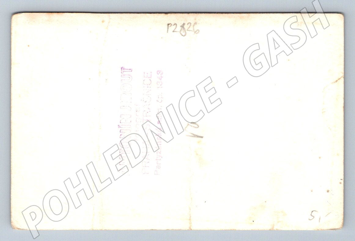 Stará fotografie Praha-Strašnice skupina lidí v krojích (P2826)