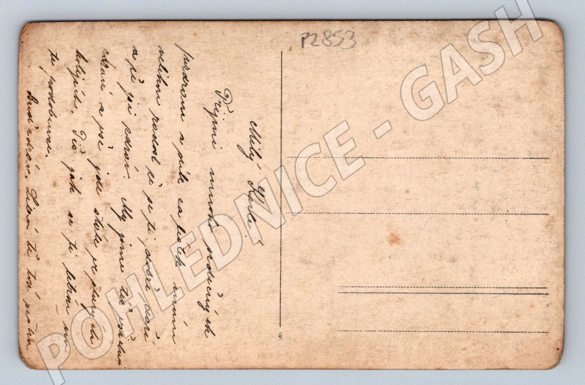 Pohlednice mladá žena portrét (P2853)