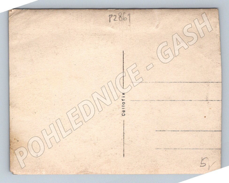 Pohlednice rodinná skupinka v parku (P2861)