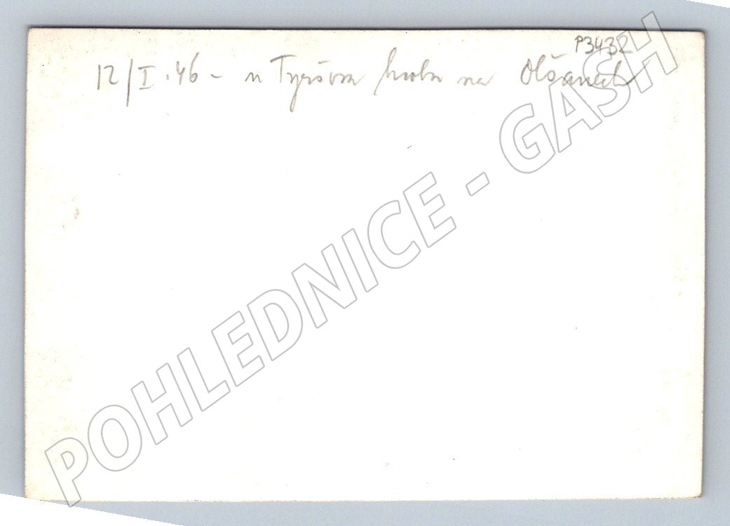 Stará fotografie Olšany Tyršův hrob 1946 (P3432)