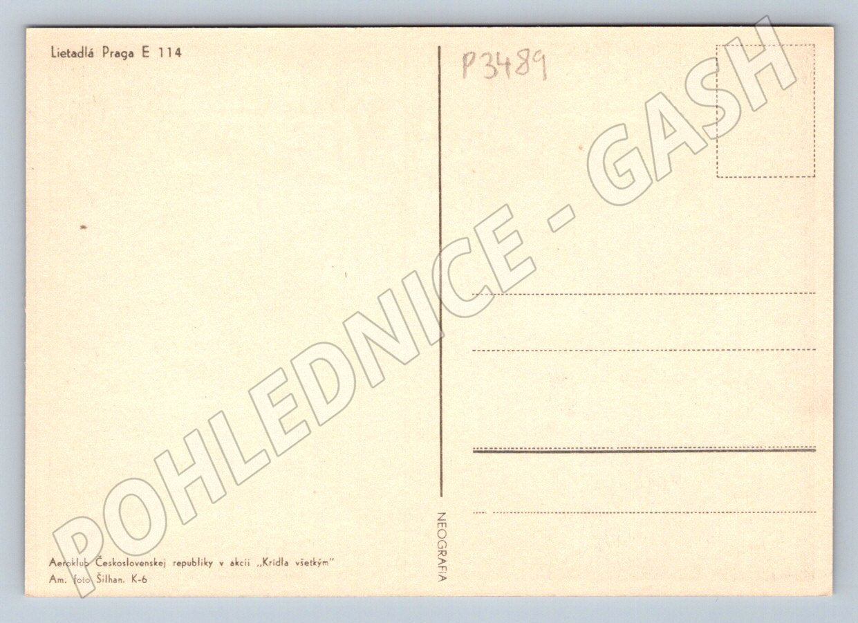 Pohlednice Lietadlá Praga E 114 (P3489)