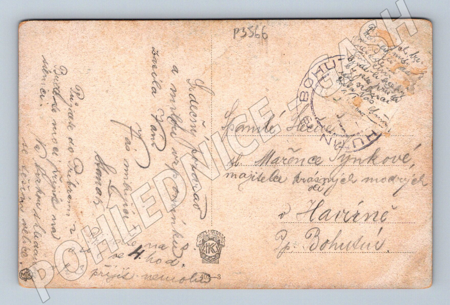Pohlednice Alpy horská vesnice cca 1930 (P3566)