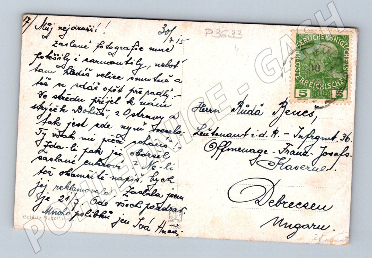 Pohlednice Rakousko-Uhersko žánrová scéna 'Skramlík' (P3633)