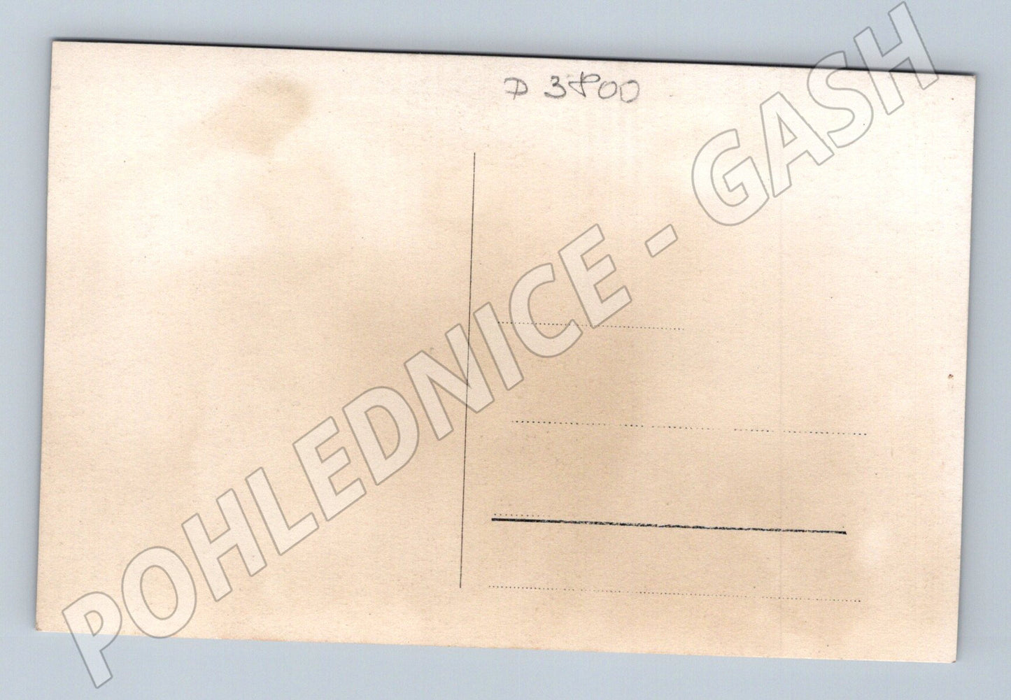 Pohlednice muž v klobouku na ulici 1939 (P3800)