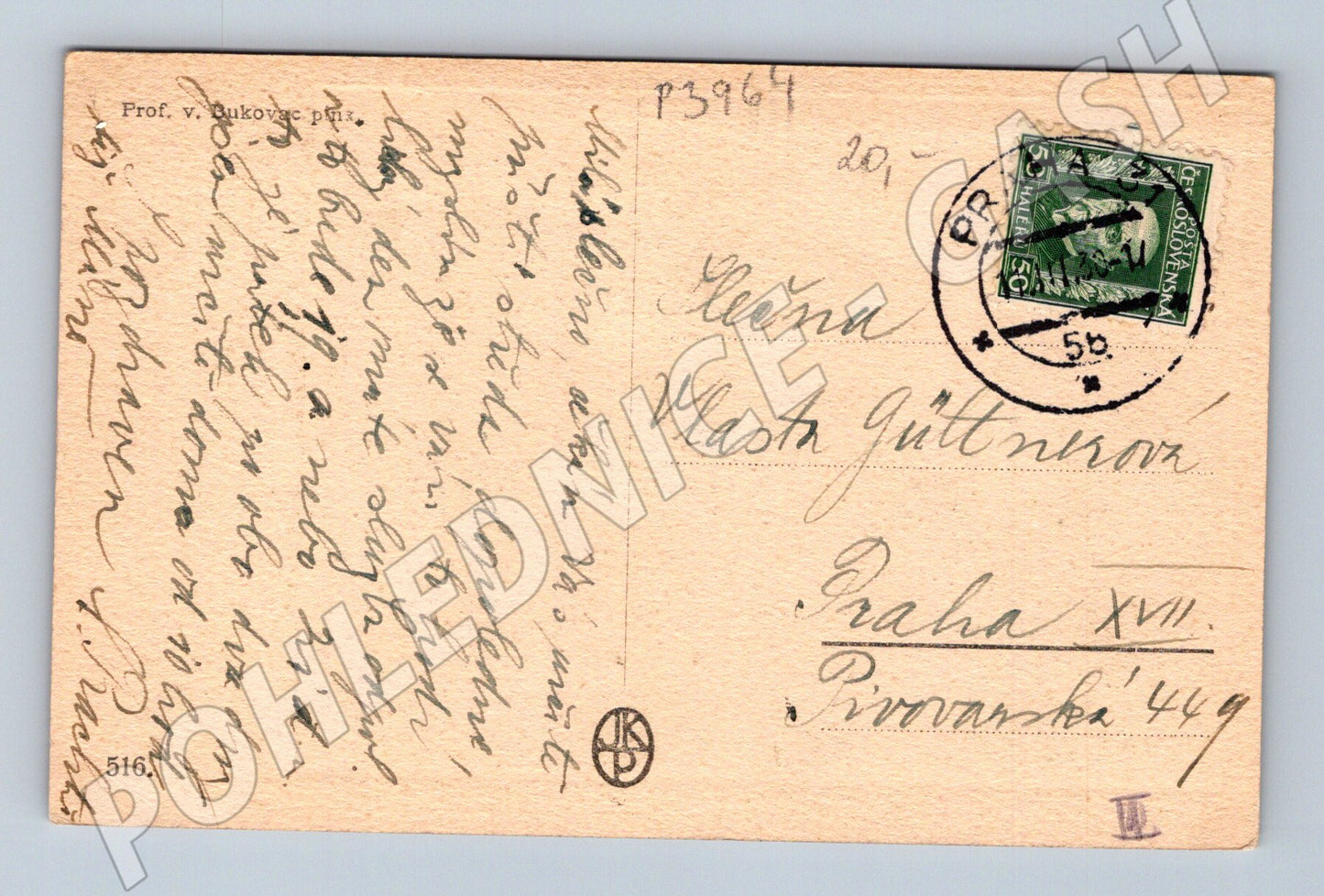 Pohlednice Umělecký motiv žena 1930 (P3964)